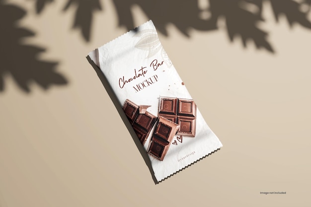 Chocolate bar mockup