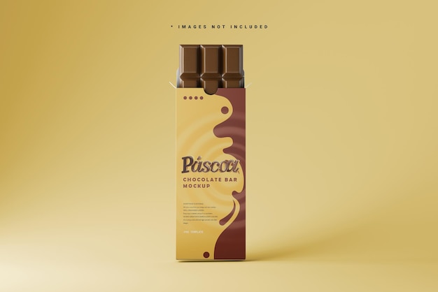 Chocolate bar mockup