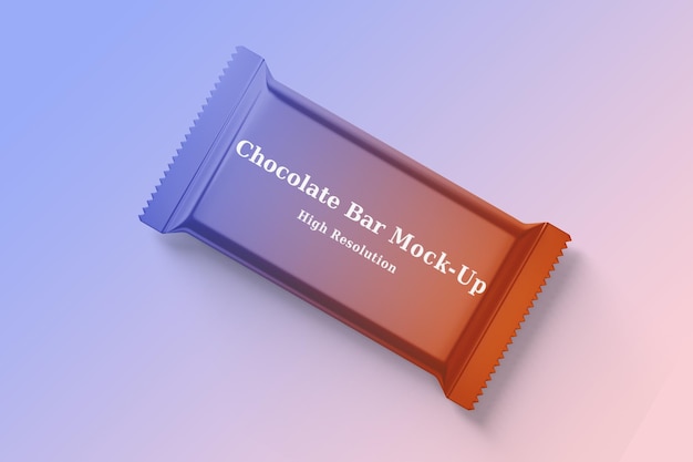 Chocolate Bar Packaging Mockup