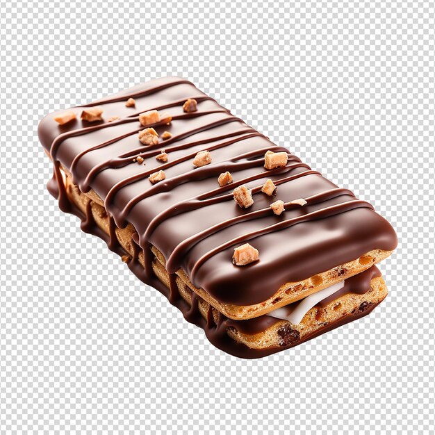 Chocolate biscuit on transparent background png