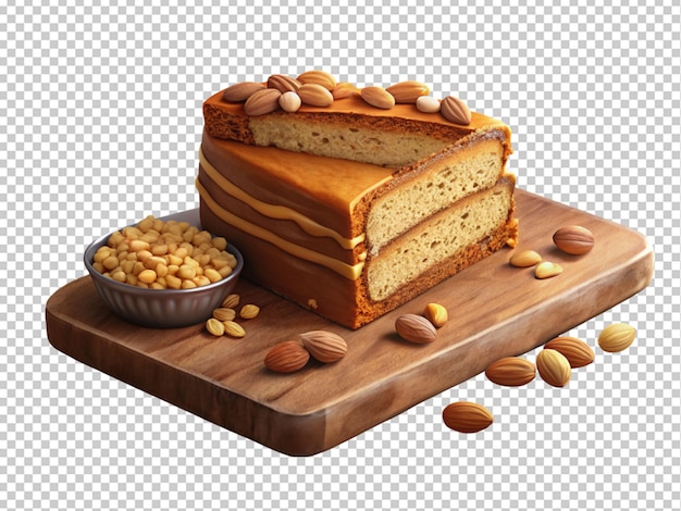 PSD chocolate cake with dry fruits