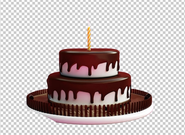 PSD chocolate cake