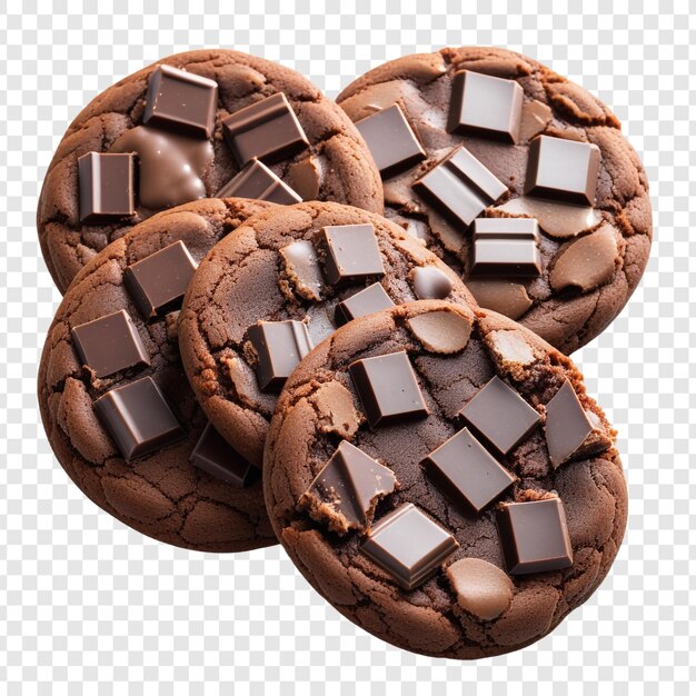 PSD chocolate cookie png geïsoleerd op doorzichtige achtergrond psd perfect voor ontwerpen