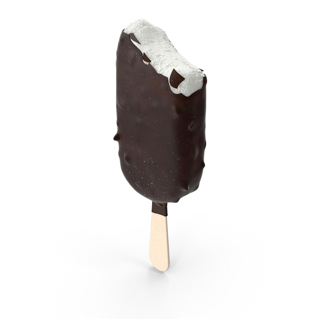 chocolate covered ice cream bar