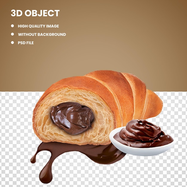 Croissant al cioccolato