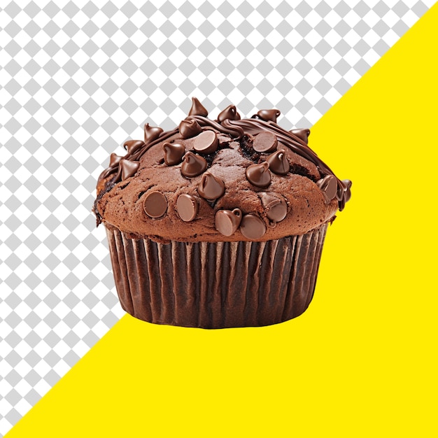 PSD chocolate cupcake sticker