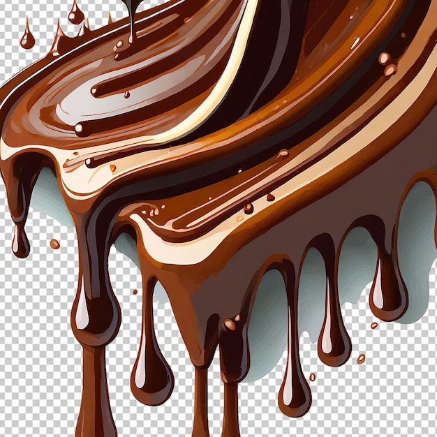 PSD chocolate dripping