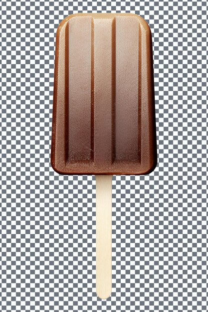 PSD chocolate ice cream on a stick