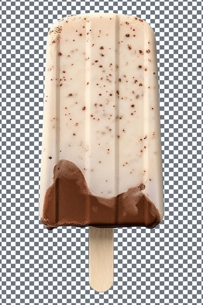 PSD chocolate ice cream on a stick