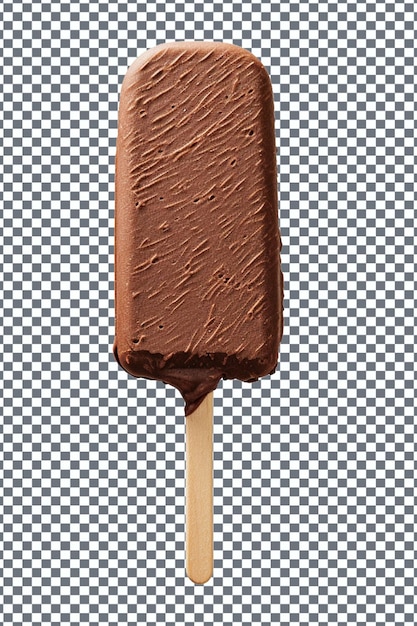 PSD chocolate ice cream on a stick