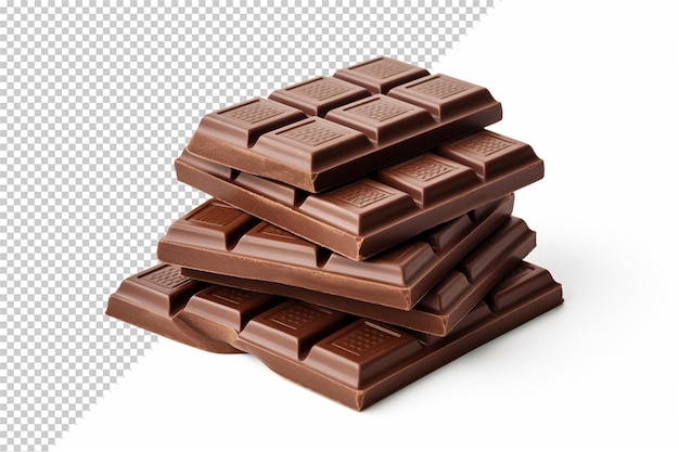 Шоколад, выделенный на прозрачном фоне