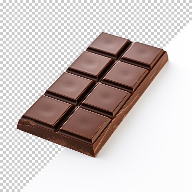 Cioccolato isolato su sfondo trasparente