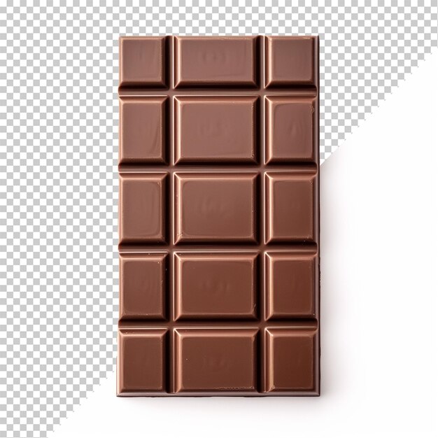 PSD chocolate isolated on transparent background