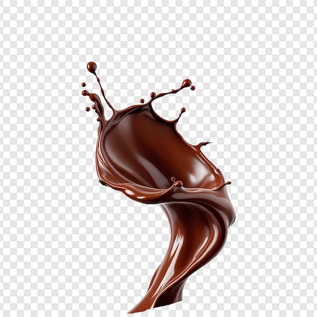 chocolate isolated on transparent background