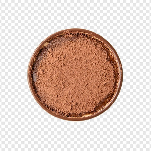 チョコレート 透明に分離された