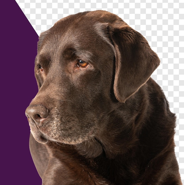 Chocolate Lab Portret