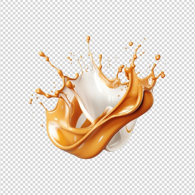 Chocolate milk splash