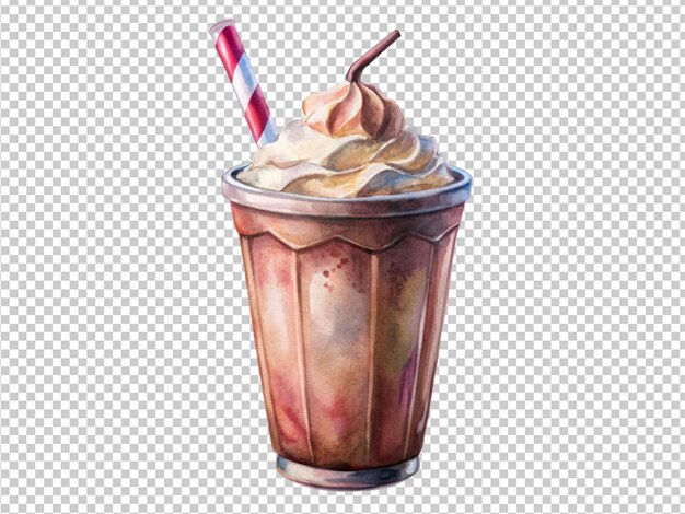 PSD chocolate milkshake