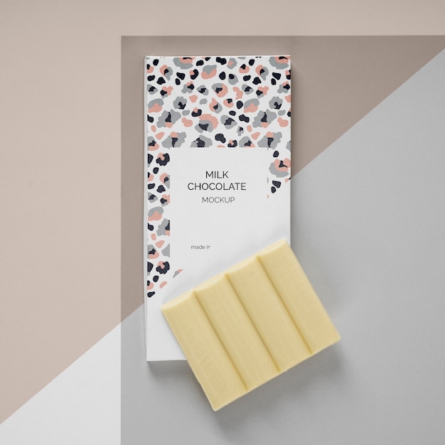 Chocolate packaging mockup