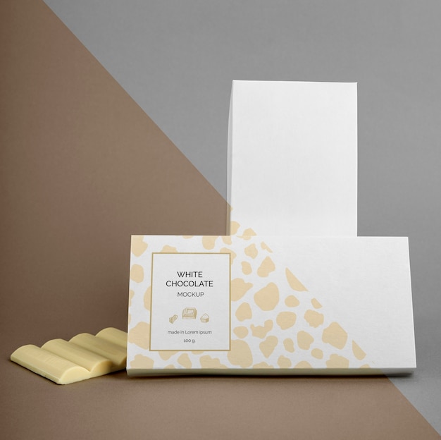 PSD chocolate packaging mockup