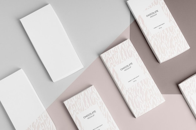 PSD chocolate packaging mockup