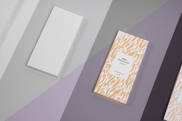 PSD chocolate packaging mockup