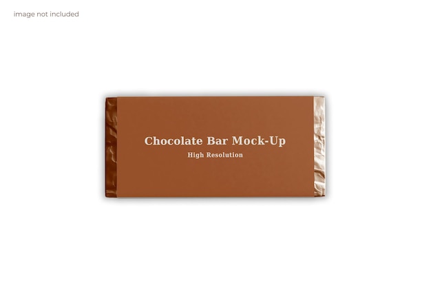 PSD mockup di imballaggio al cioccolato