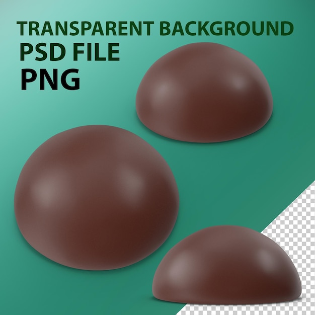 PSD chocolate png