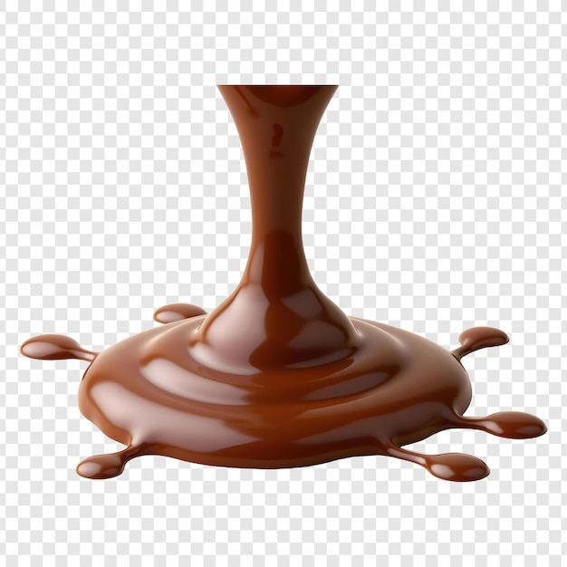 chocolate seamless isolated on transparent background