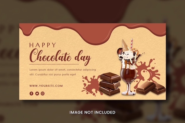 Chocolate Social Banner Templates