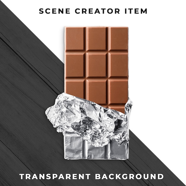 チョコレートの透明なPSD