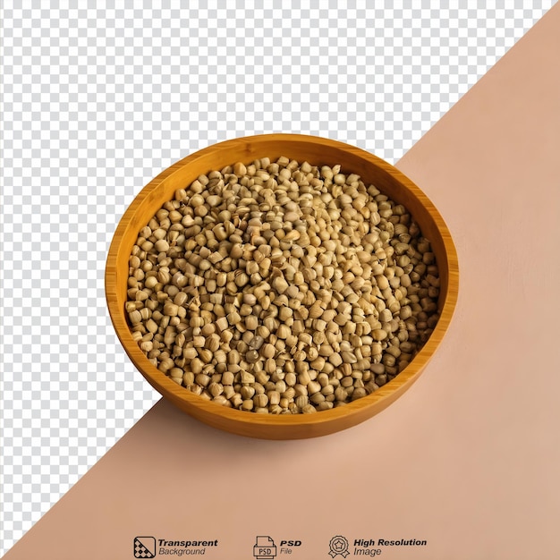 chomeiso on transparent background with bamboo sieve isolated