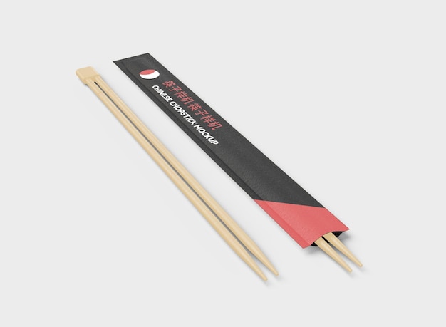 Chopstick chinees eten mockup