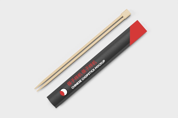 Chopstick Chinese Food Mockup
