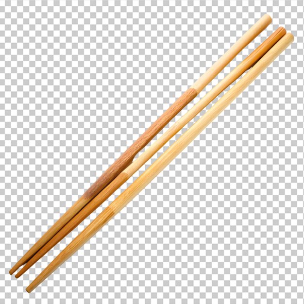 PSD chopstick pile isolated on transparent background