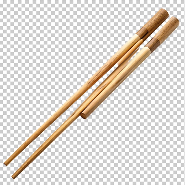 PSD chopstick pile isolated on transparent background