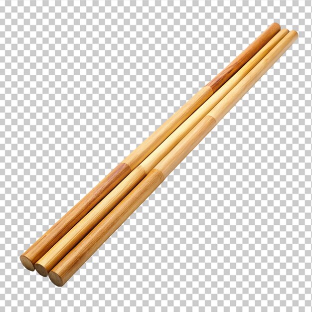 PSD chopstick pile isolated on transparent background