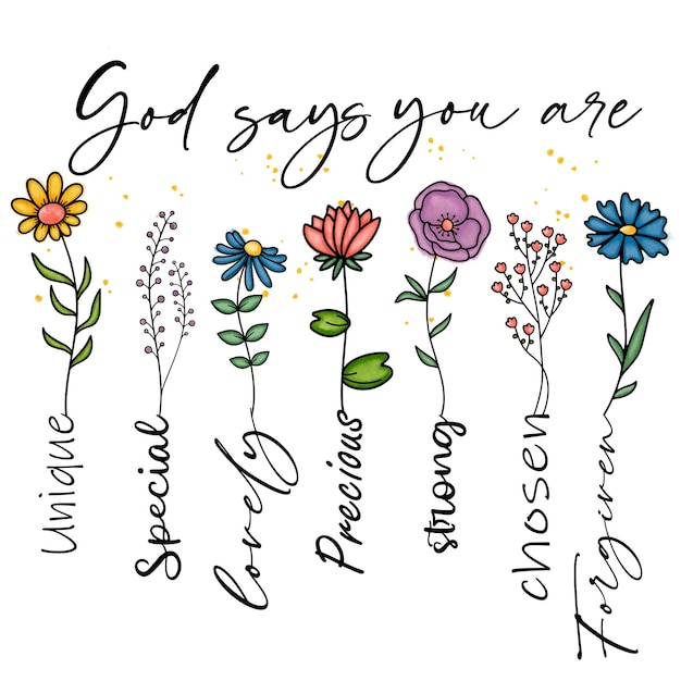 Christian Floral Sublimation