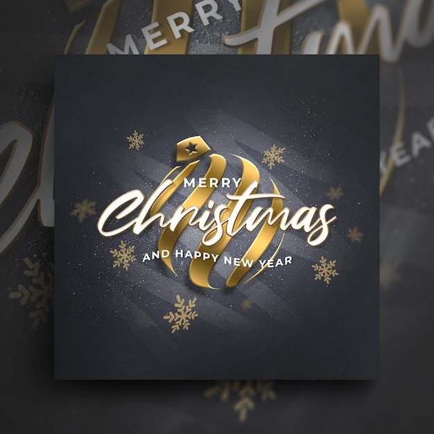 PSD christmas background flyer social media post and web banner