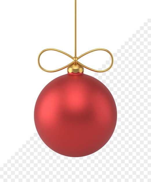 PSD christmas ball 3d icon