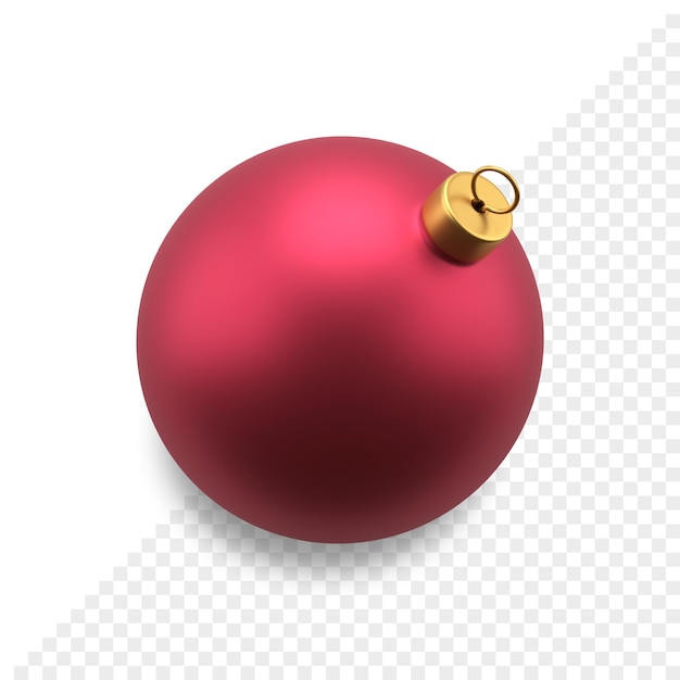 クリスマスボール3dアイコン