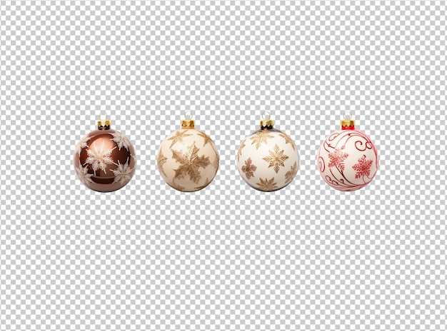 PSD christmas ball decoration background