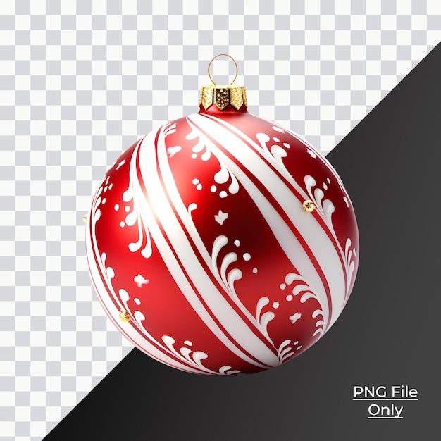 Christmas ball decoration soft smooth lighting only png premium psd