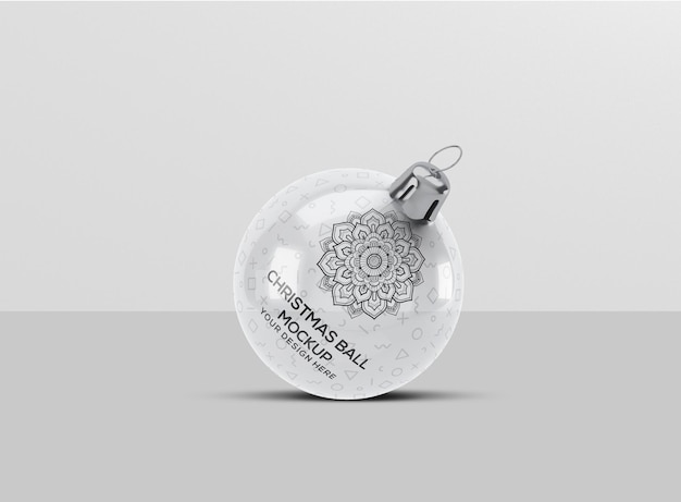 PSD christmas ball mockup