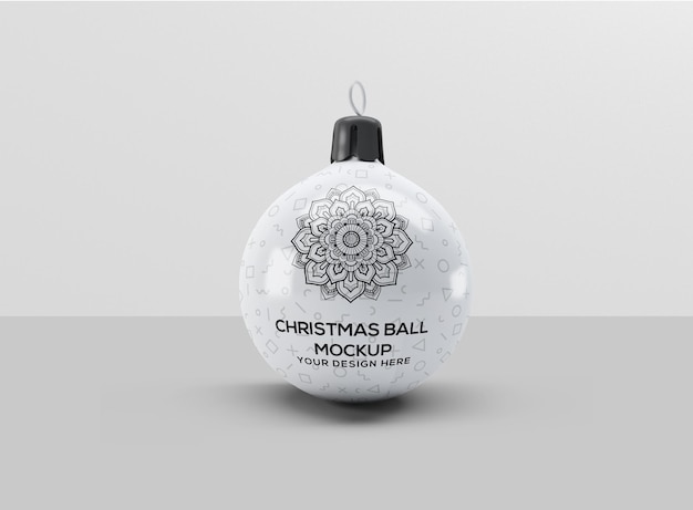 PSD christmas ball mockup