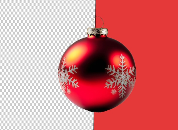 Christmas ball red