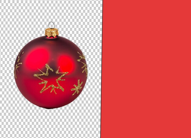 PSD christmas ball red