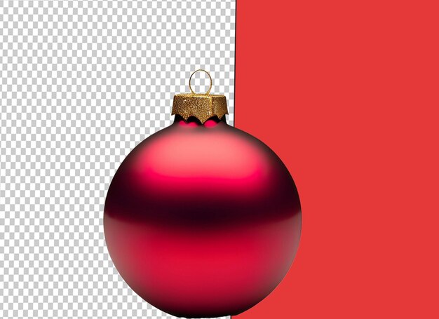 Christmas ball red