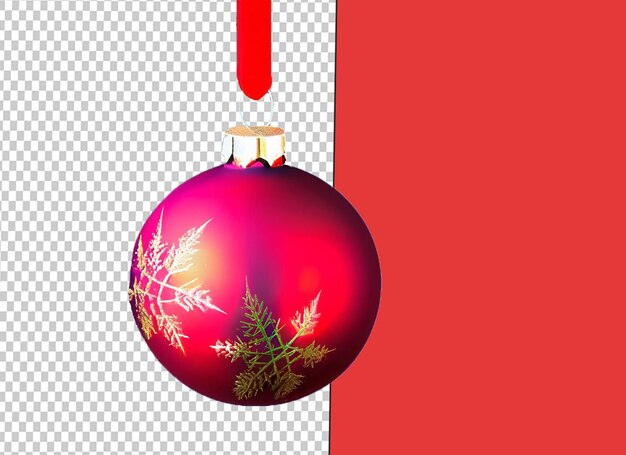 PSD christmas ball red