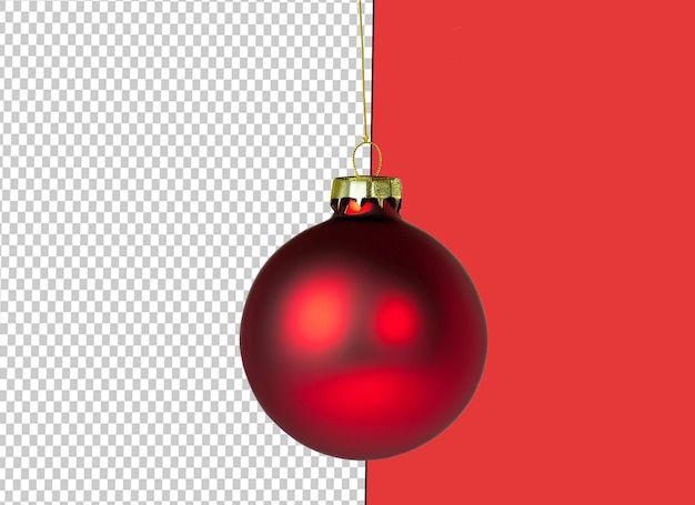 Christmas ball red